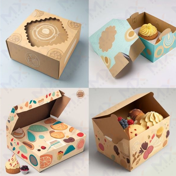 Kraft Cupcake Boxes - view 2